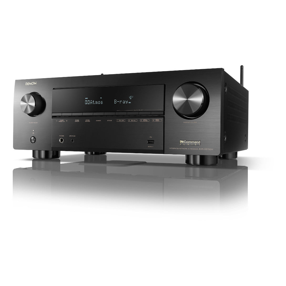 Denon AVR-X3700H 9.2-Channel 8K AV Receiver with 3D Audioand Amazon Alexa Voice Control (Certified Refurbished)