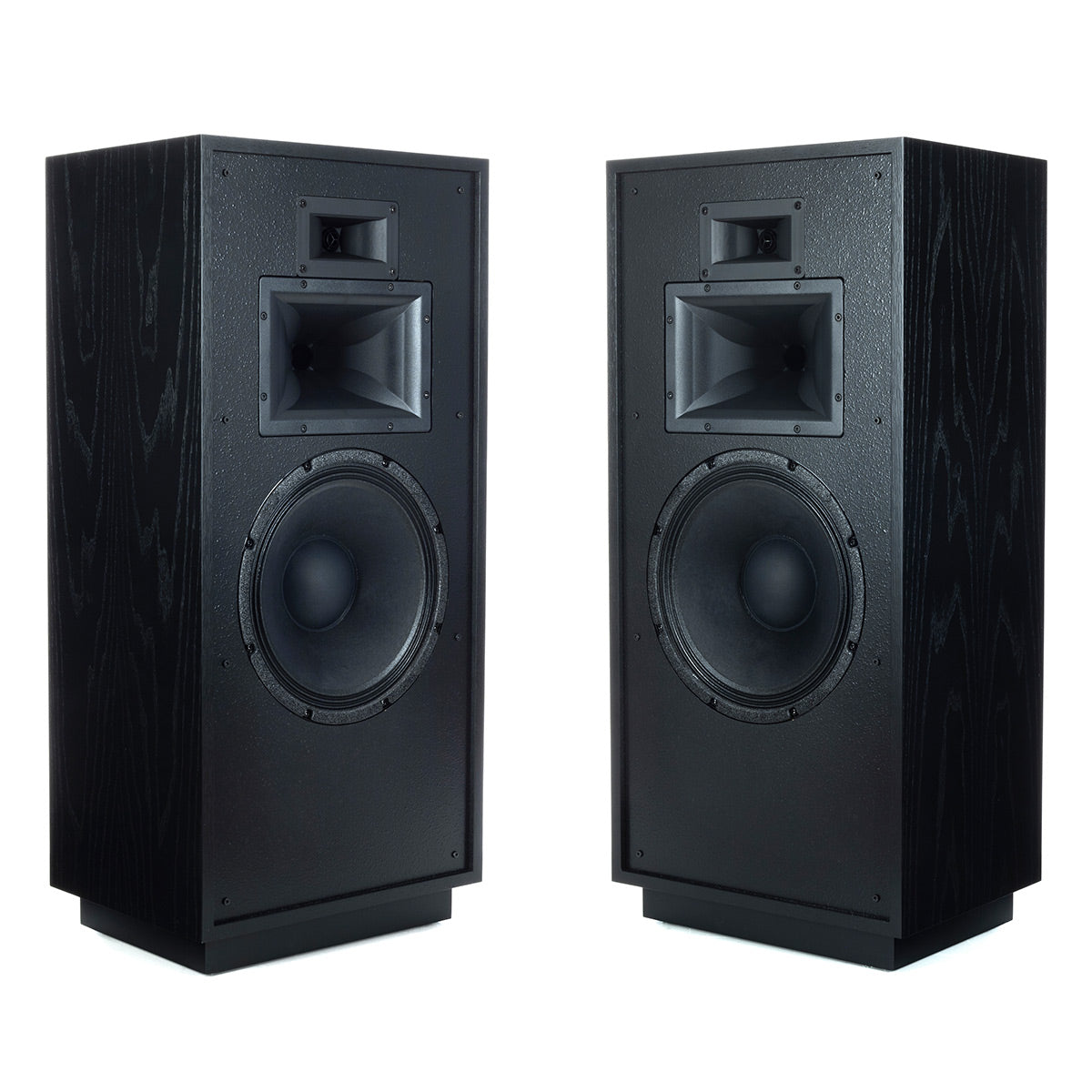 Klipsch Forte IV Heritage Series 3-Way 12" Horn-Loaded Loudspeakers - Pair (Black Ash)