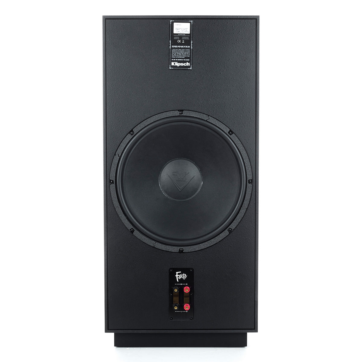 Klipsch Forte IV Heritage Series 3-Way 12" Horn-Loaded Loudspeakers - Pair (Black Ash)