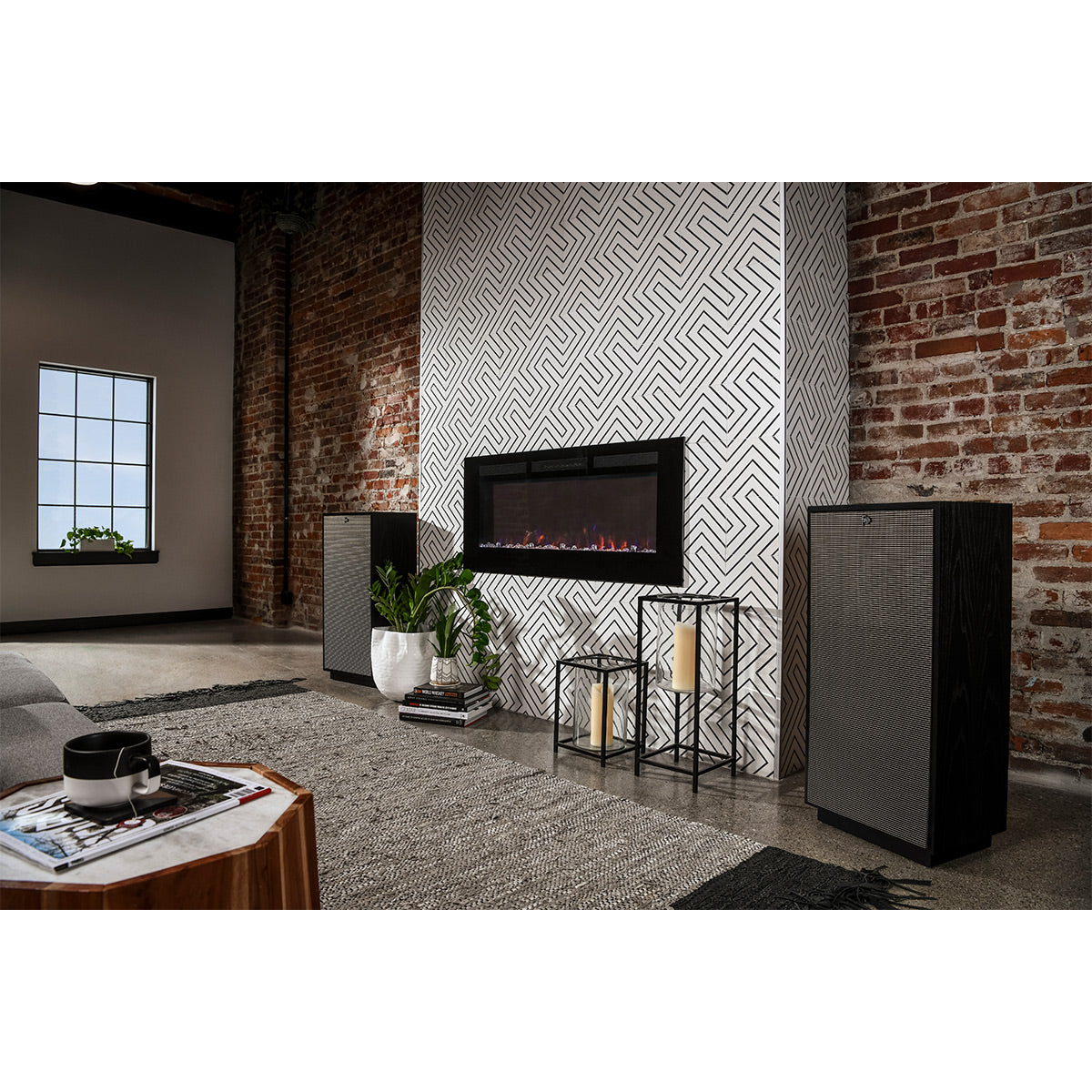 Klipsch Forte IV Heritage Series 3-Way 12" Horn-Loaded Loudspeakers - Pair (Black Ash)