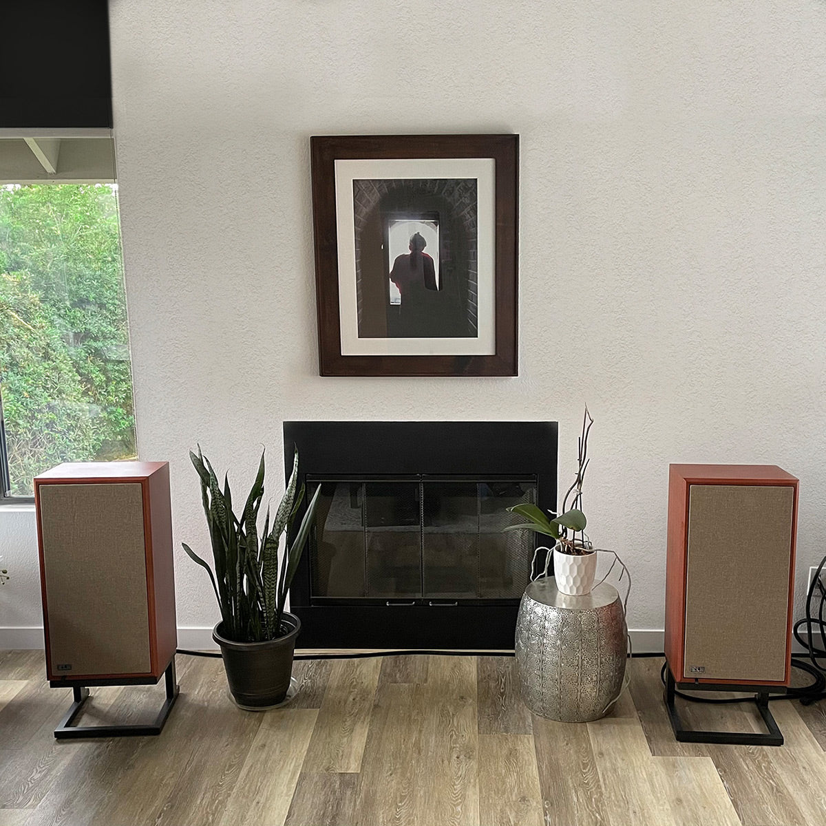 KLH Model Five 3-way 10-inch Acoustic Suspension Floorstanding Speaker - Each (Mahogany)