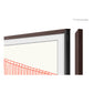 Samsung Customizable Bezel for Samsung The Frame 55" (Modern Brown)