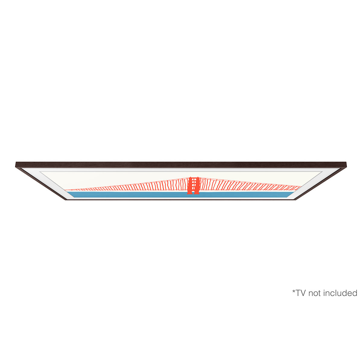 Samsung Customizable Bezel for Samsung The Frame 55" (Modern Brown)