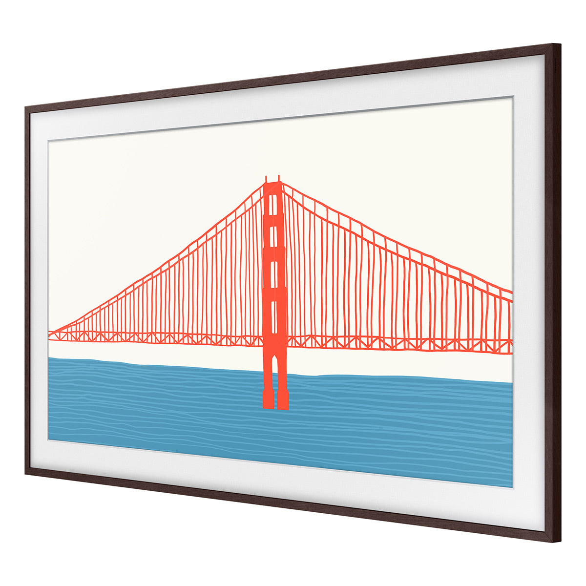 Samsung Customizable Bezel for Samsung The Frame 55" (Modern Brown)
