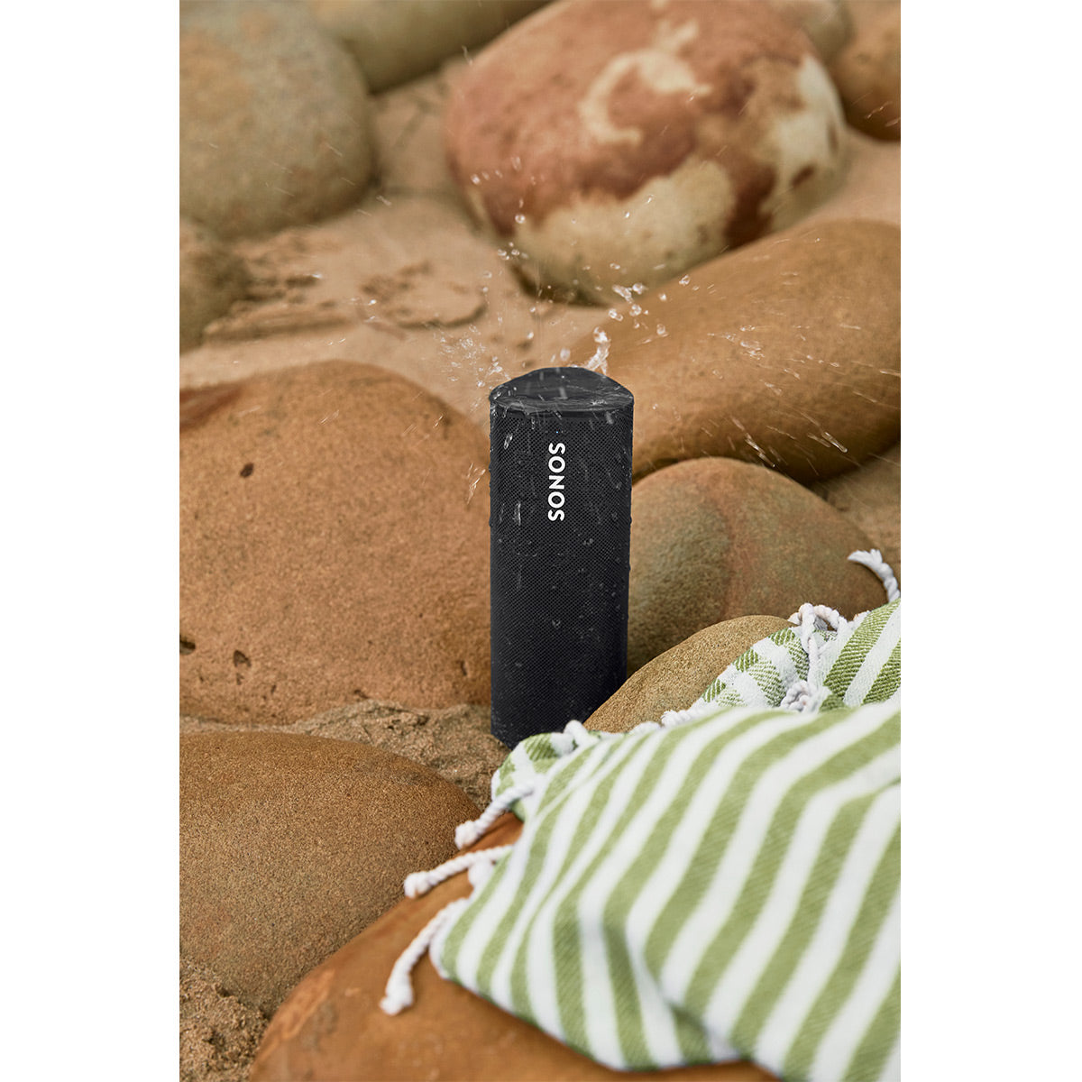 Sonos Adventure Set with Pair of Roam Portable Waterproof Bluetooth Speakers (Black)