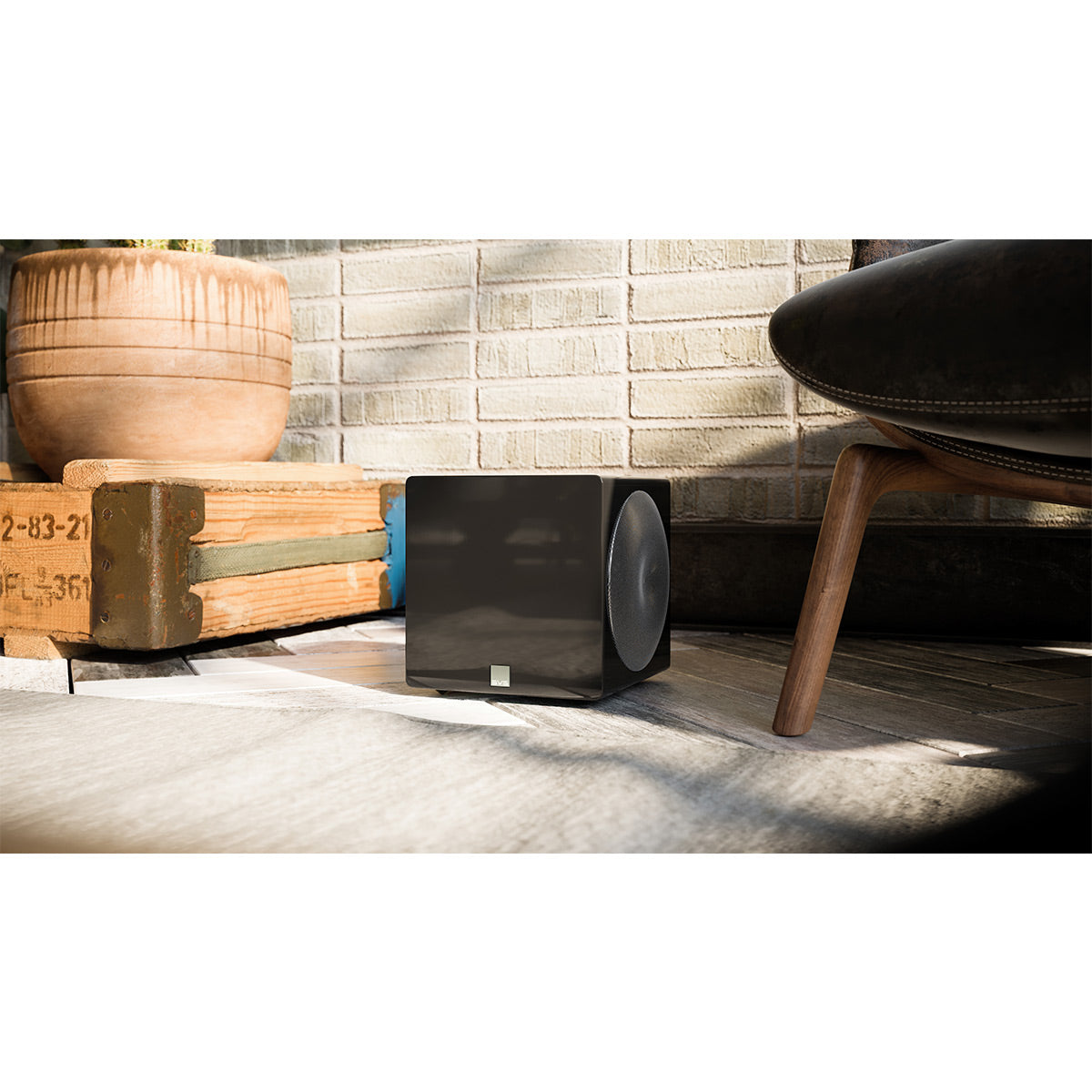 SVS 3000 Micro Sealed Subwoofers with Fully Active Dual 8-inch Drivers - Pair (Piano Gloss Black)