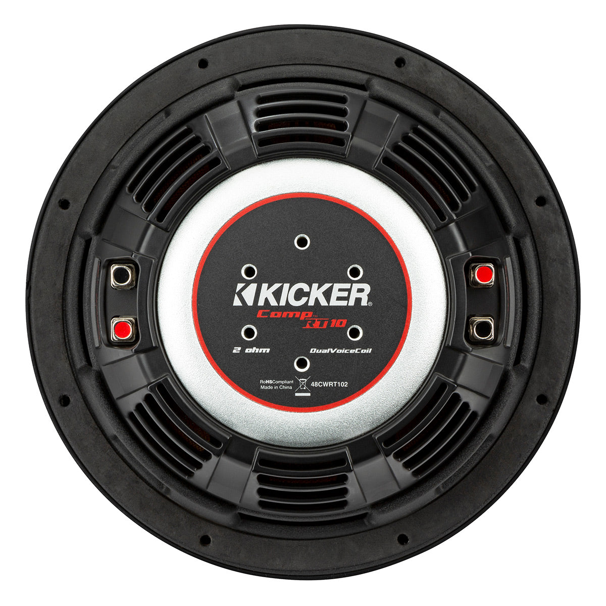 Kicker 48CWRT102 CompRT 10" 2-Ohm DVC Subwoofer