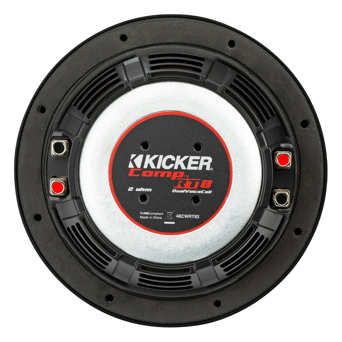 Kicker 48CWRT82 CompRT 8" 2-Ohm DVC Subwoofer