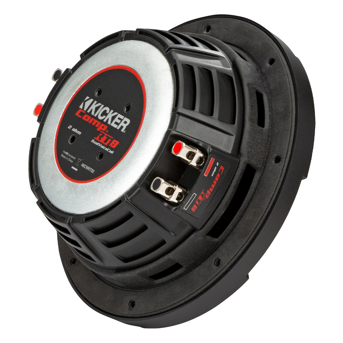 Kicker 48CWRT82 CompRT 8" 2-Ohm DVC Subwoofer