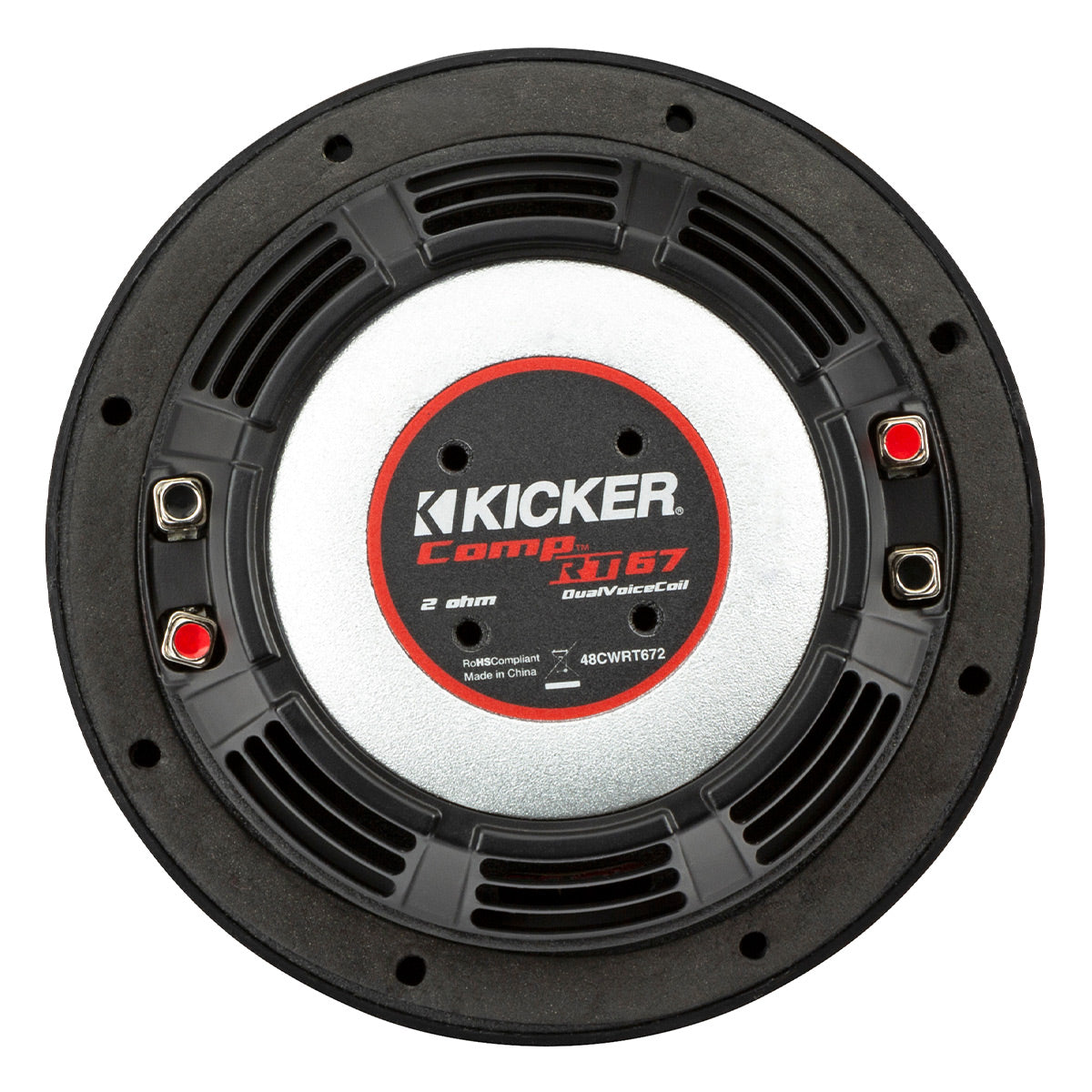 Kicker 48CWRT672 CompRT 6.75" 2-Ohm DVC Subwoofer