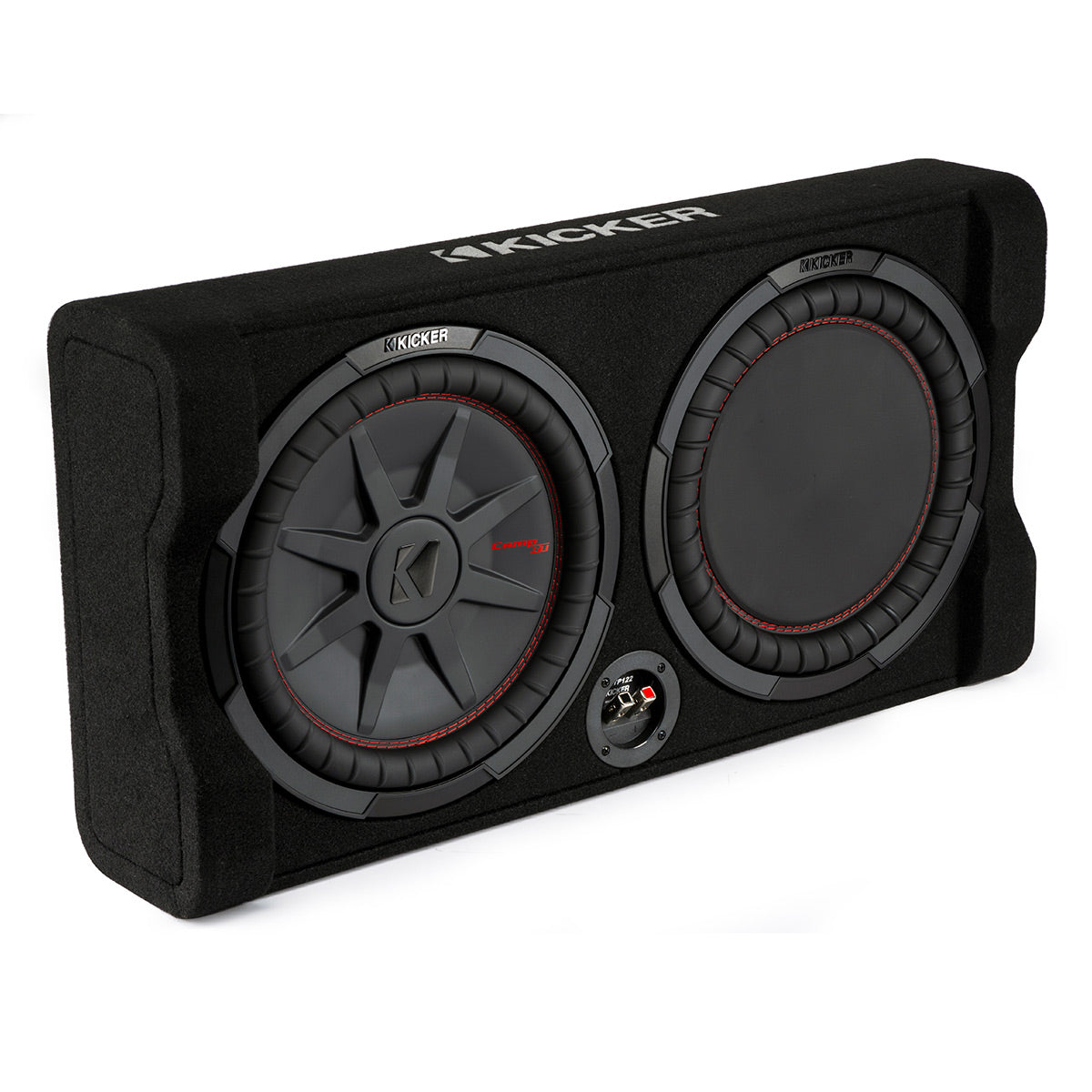 Kicker 48TRTP122 Down-Firing 12" CompRT 2-Ohm Subwoofer Enclosure