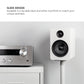 Kanto YUP6 Passive Bookshelf Speakers with 1" Silk Dome Tweeter and 5.25" Kevlar Woofer - Pair (White)