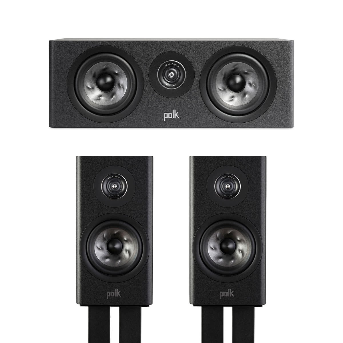 Polk Audio Reserve 3.0 Channel Compact Home Theater Speaker Bundle (Black)