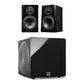 SVS Prime Bookshelf 2.1 Speaker Package with 3000 Micro Subwoofer (Premium Black Ash/Piano Gloss Black)