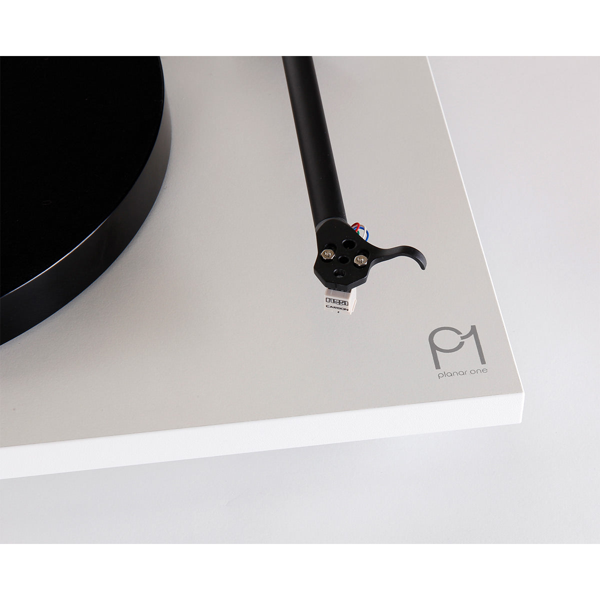 Rega Planar 1 Turntable with Premounted Carbon MM Cartridge (Matte White)