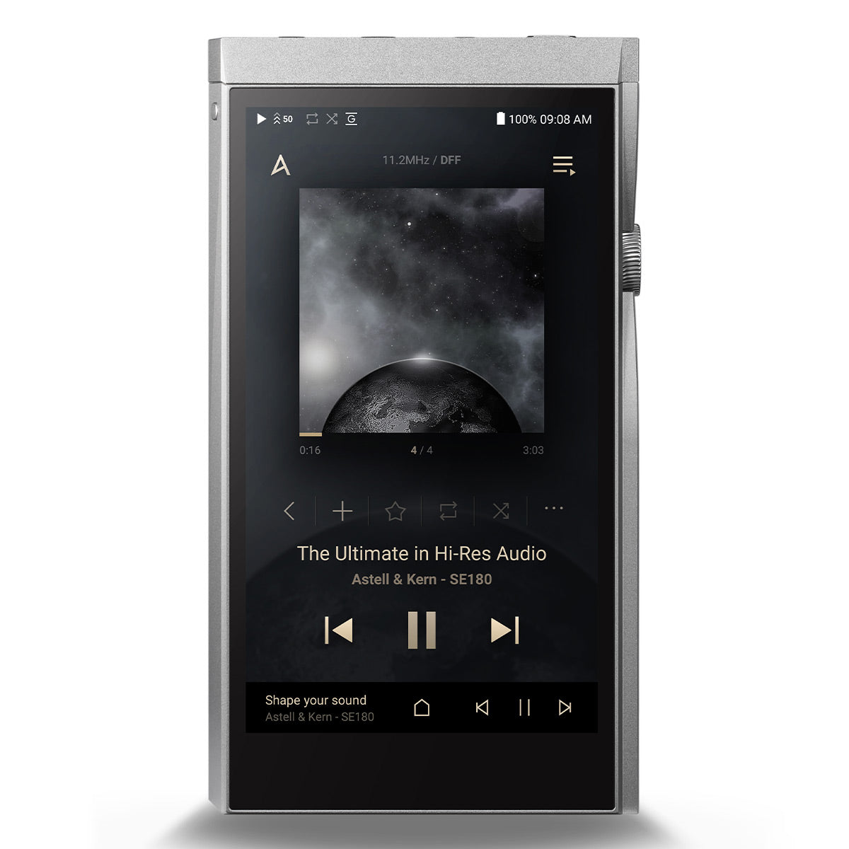 Astell & Kern A&Futura SE180 Portable High-Resolution Music Player (Moon Silver)