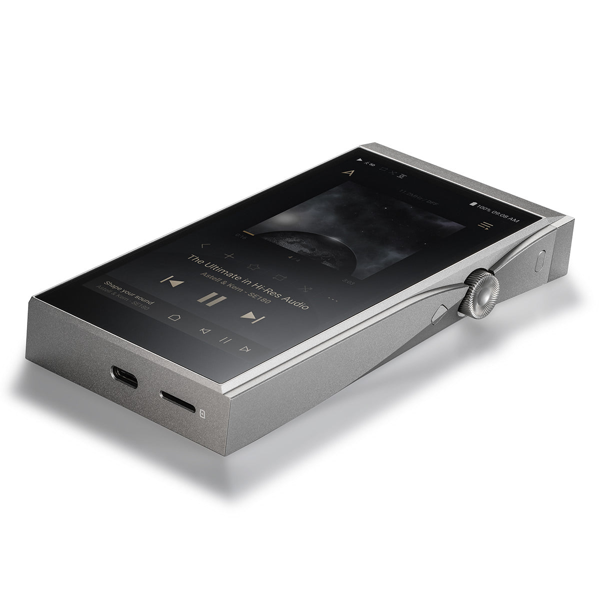 Astell & Kern A&Futura SE180 Portable High-Resolution Music Player (Moon Silver)