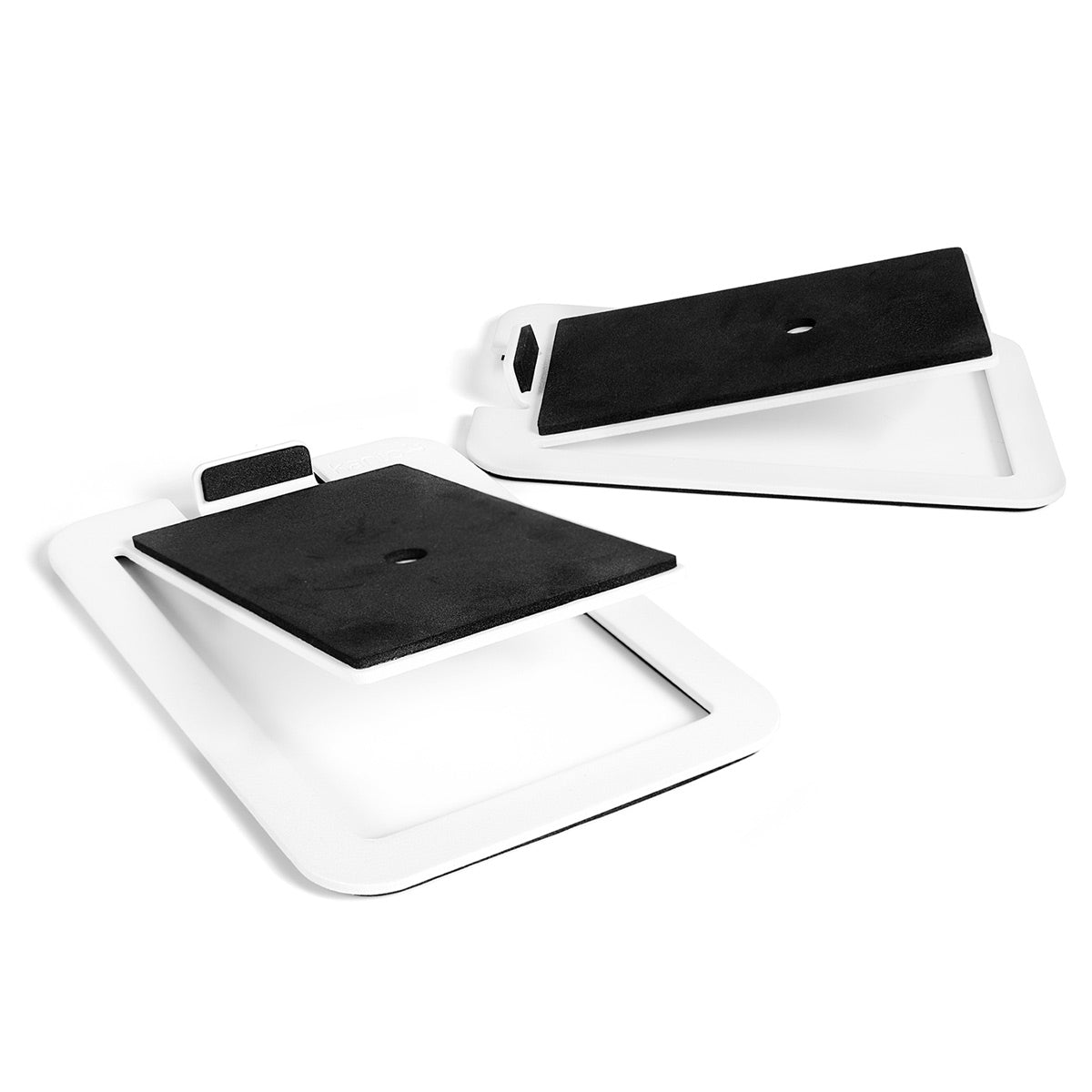 Kanto YUP4 Passive Bookshelf Speakers with S4 Speaker Stands - Pair (White)