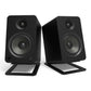 Kanto YUP6 Passive Bookshelf Speakers with S6 Speaker Stands - Pair (Black)