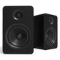 Kanto YUP6 Passive Bookshelf Speakers with S6 Speaker Stands - Pair (Black)
