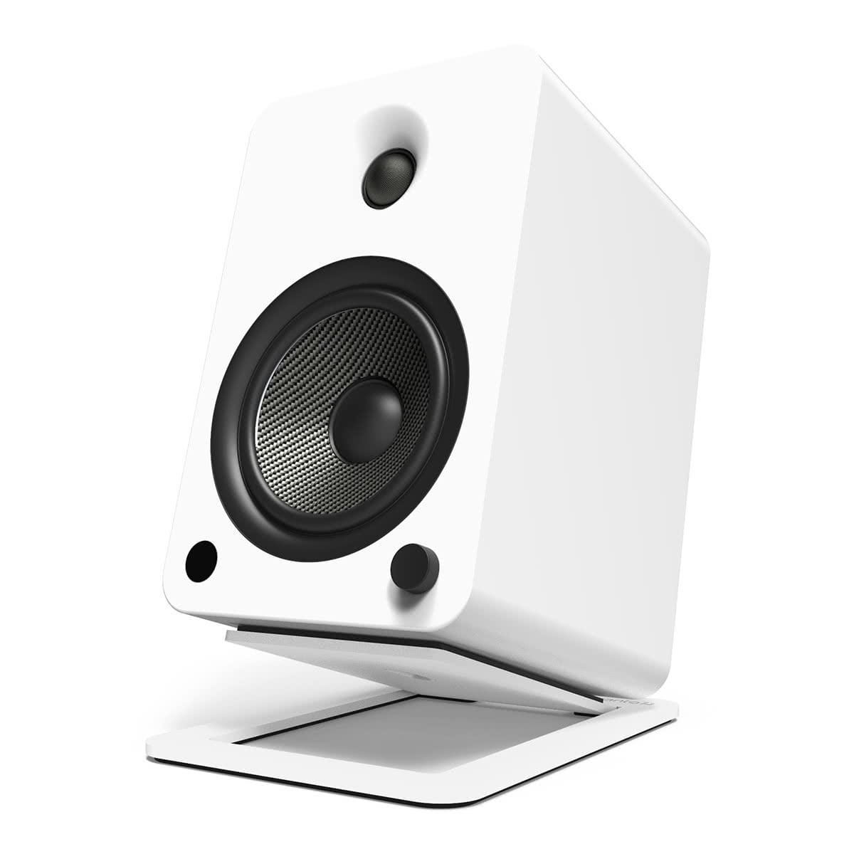 Kanto YUP6 Passive Bookshelf Speakers with S6 Speaker Stands - Pair (White)
