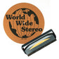 World Wide Stereo Record Care Kit with 12" 1979 Special Edition Cork Slipmat and Anti-Static Record Brush