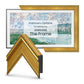Deco TV Frames 55" Frame for Samsung The Frame TV 2021-2024 (Antique Gold)