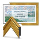 Deco TV Frames 55" Customizable Frame for Samsung The Frame TV 2021-2023 (Antique Gold)