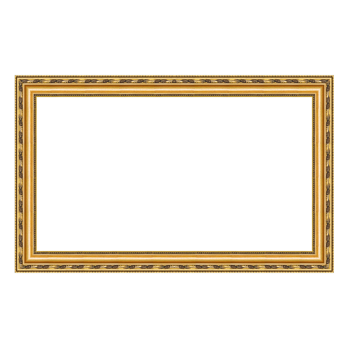 Deco TV Frames 75" Customizable Frame for Samsung The Frame TV 2021-2023 (Ornate Gold)