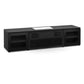 Salamander Oslo 245 UST Projector Integrated Cabinet for Samsung LSP9TF (Black Glass)