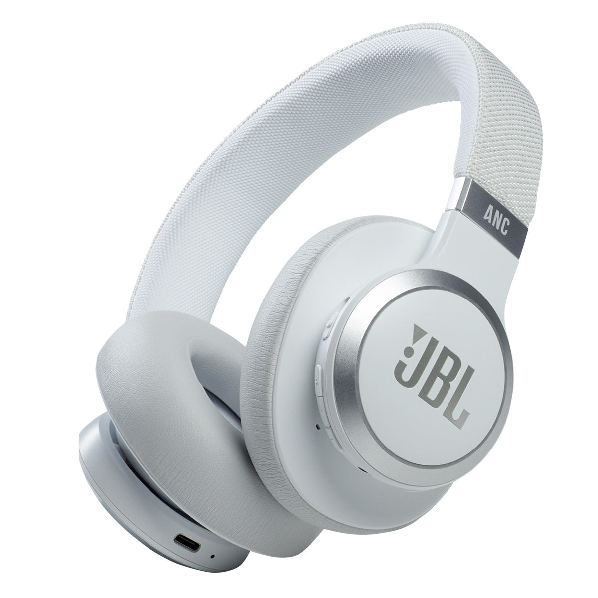 JBL Live 660NC Wireless Over-Ear Noise Cancelling Headphones (White)