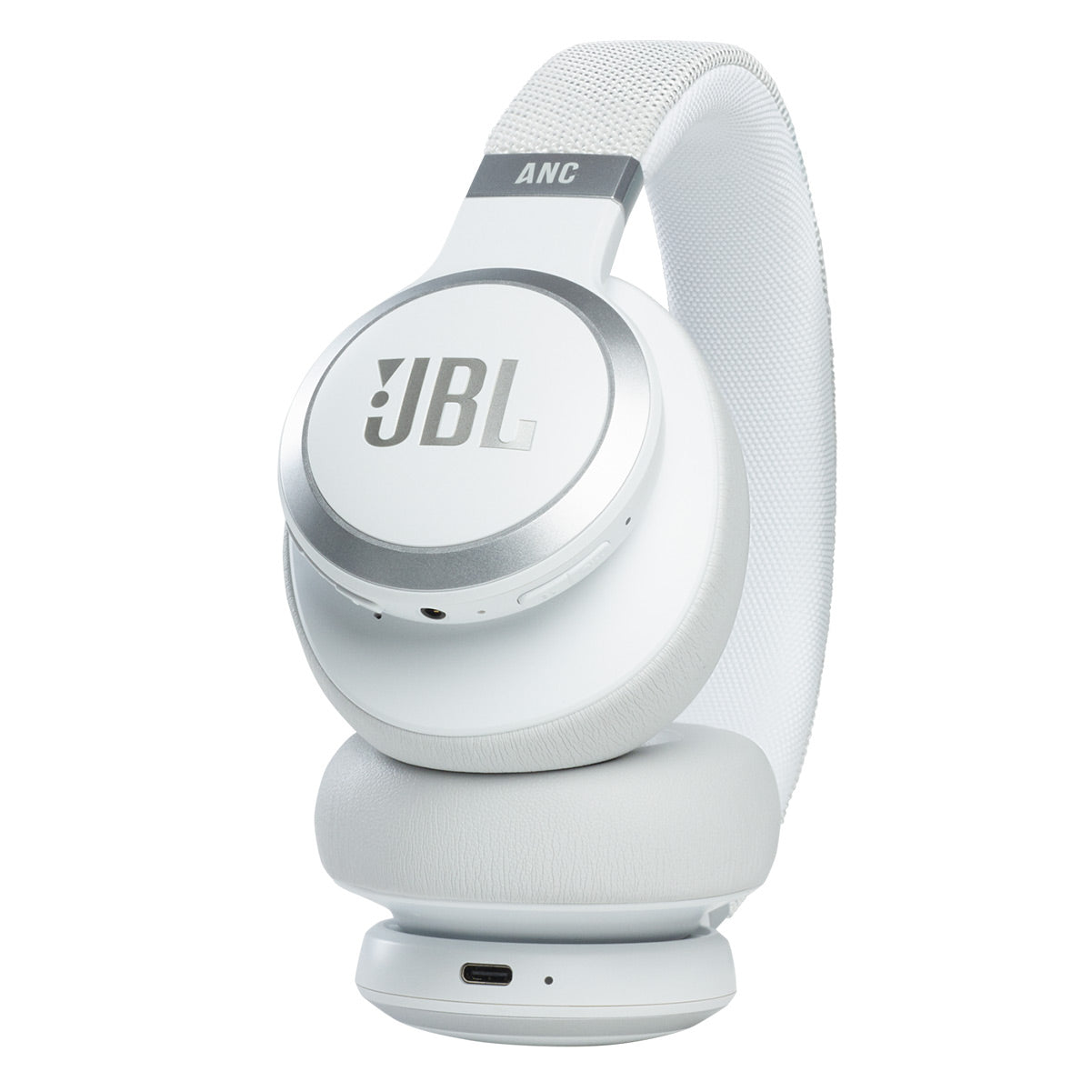 JBL Live 660NC Wireless Over-Ear Noise Cancelling Headphones (White)