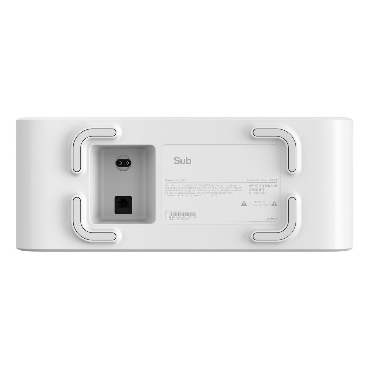 Sonos Amp Wireless Hi-Fi Player with Pair of Sub (Gen 3) Wireless Subwoofer (White)