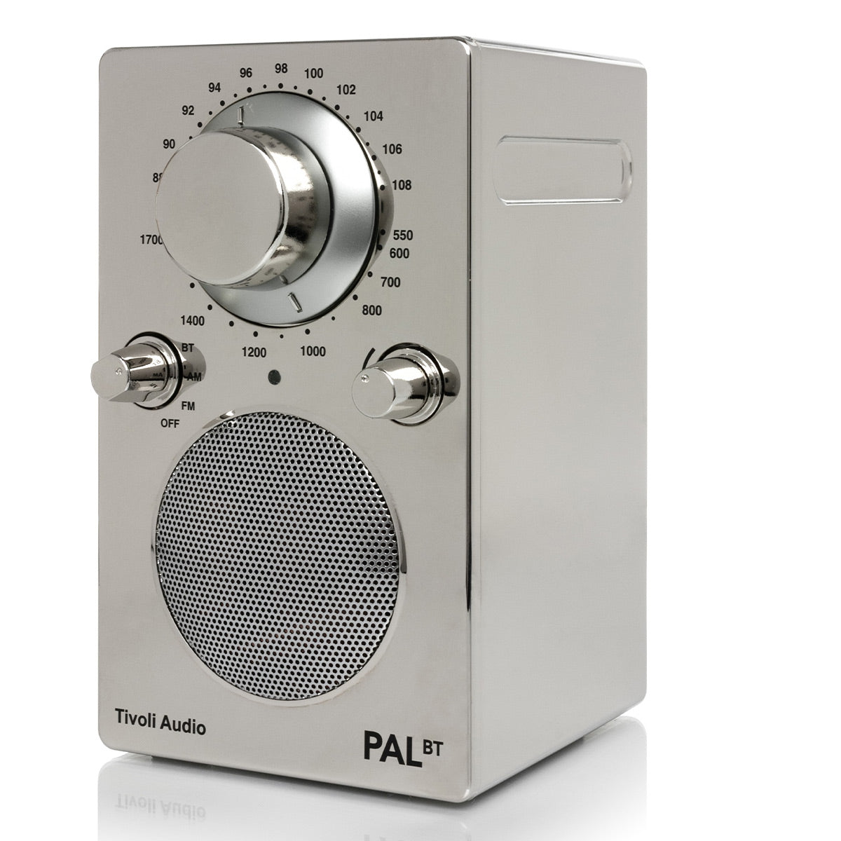 Tivoli Audio PAL BT Bluetooth AM/FM Portable Radio & Speaker (Chrome)