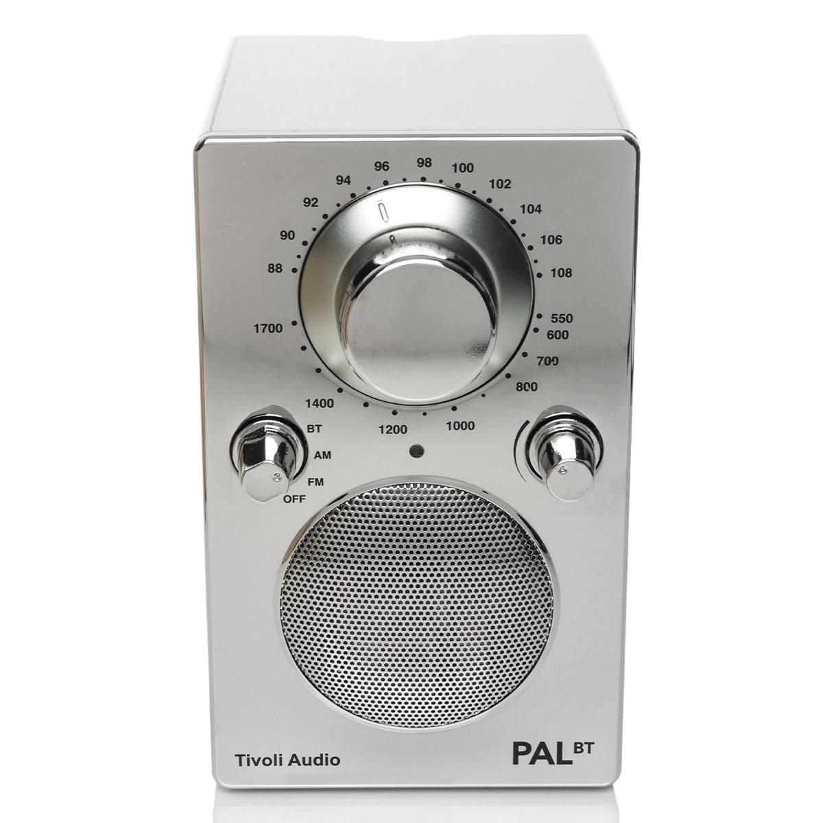 Tivoli Audio PAL BT Bluetooth AM/FM Portable Radio & Speaker (Chrome)
