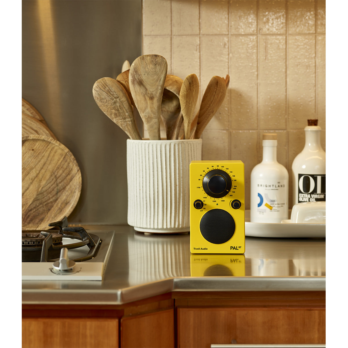 Tivoli Audio PAL BT Bluetooth AM/FM Portable Radio & Speaker (Yellow)