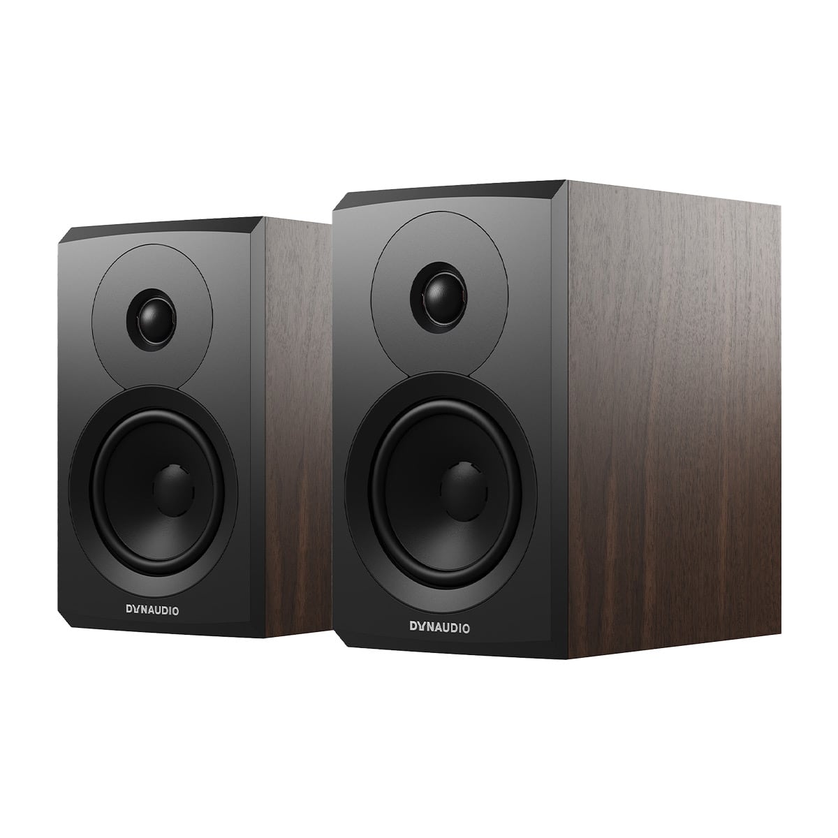 Dynaudio Emit 10 Compact Bookshelf Speaker - Pair (Walnut Wood)