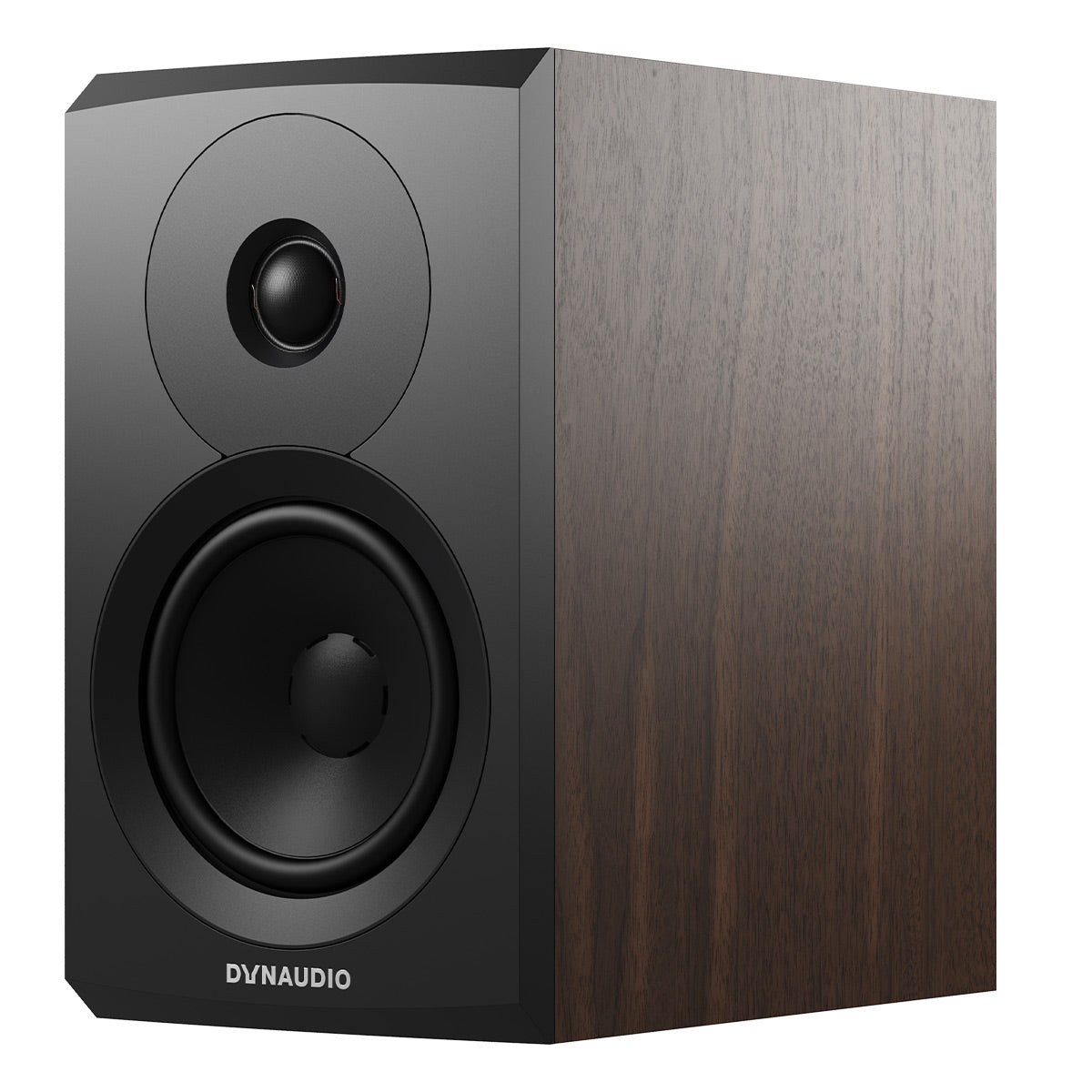 Dynaudio Emit 10 Compact Bookshelf Speaker - Pair (Walnut Wood)