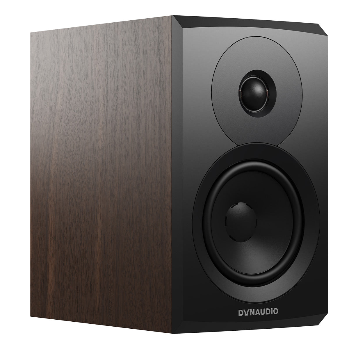 Dynaudio Emit 10 Compact Bookshelf Speaker - Pair (Walnut Wood)
