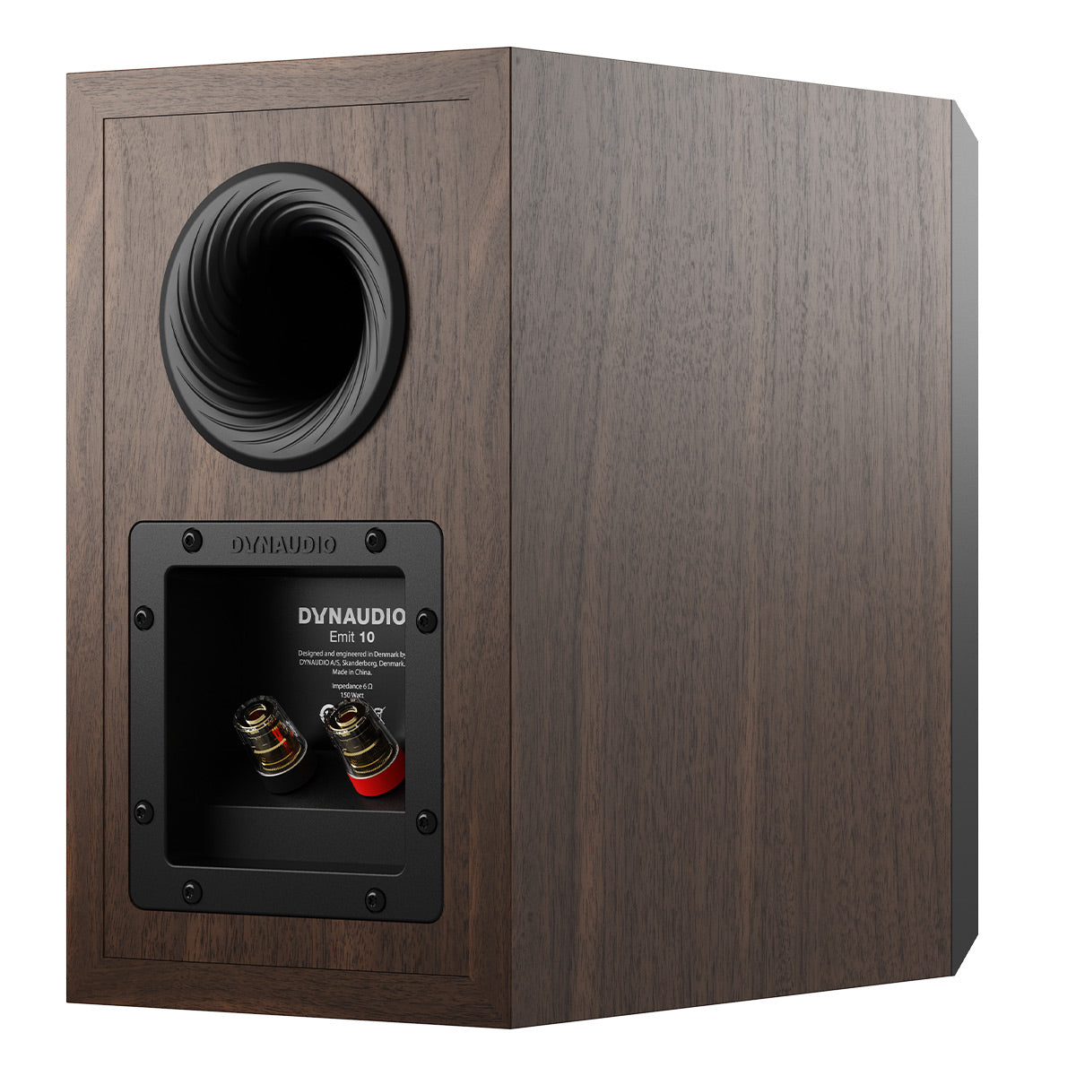 Dynaudio Emit 10 Compact Bookshelf Speaker - Pair (Walnut Wood)