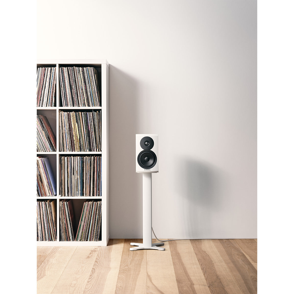 Dynaudio Emit 10 Compact Bookshelf Speaker - Pair (White Satin)