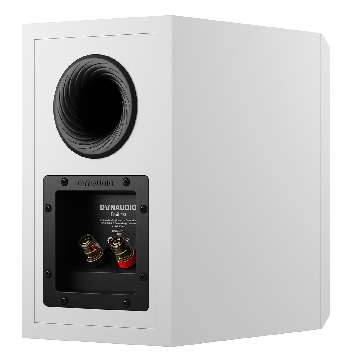 Dynaudio Emit 10 Compact Bookshelf Speaker - Pair (White Satin)