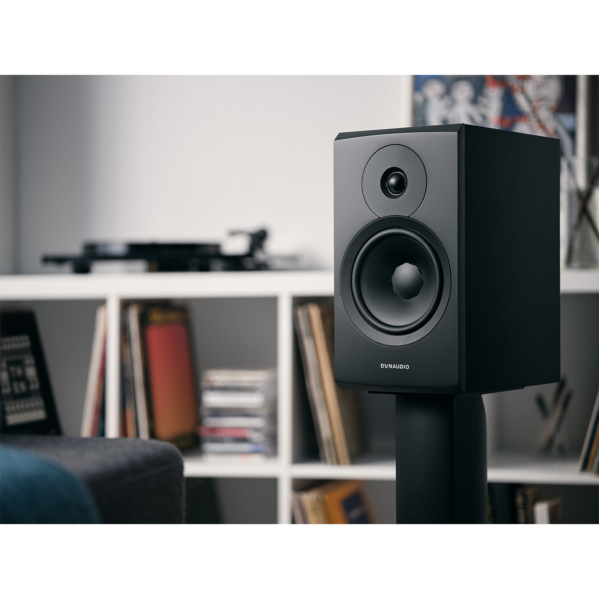 Dynaudio Emit 20 Compact Bookshelf Speaker - Pair (Black Satin)