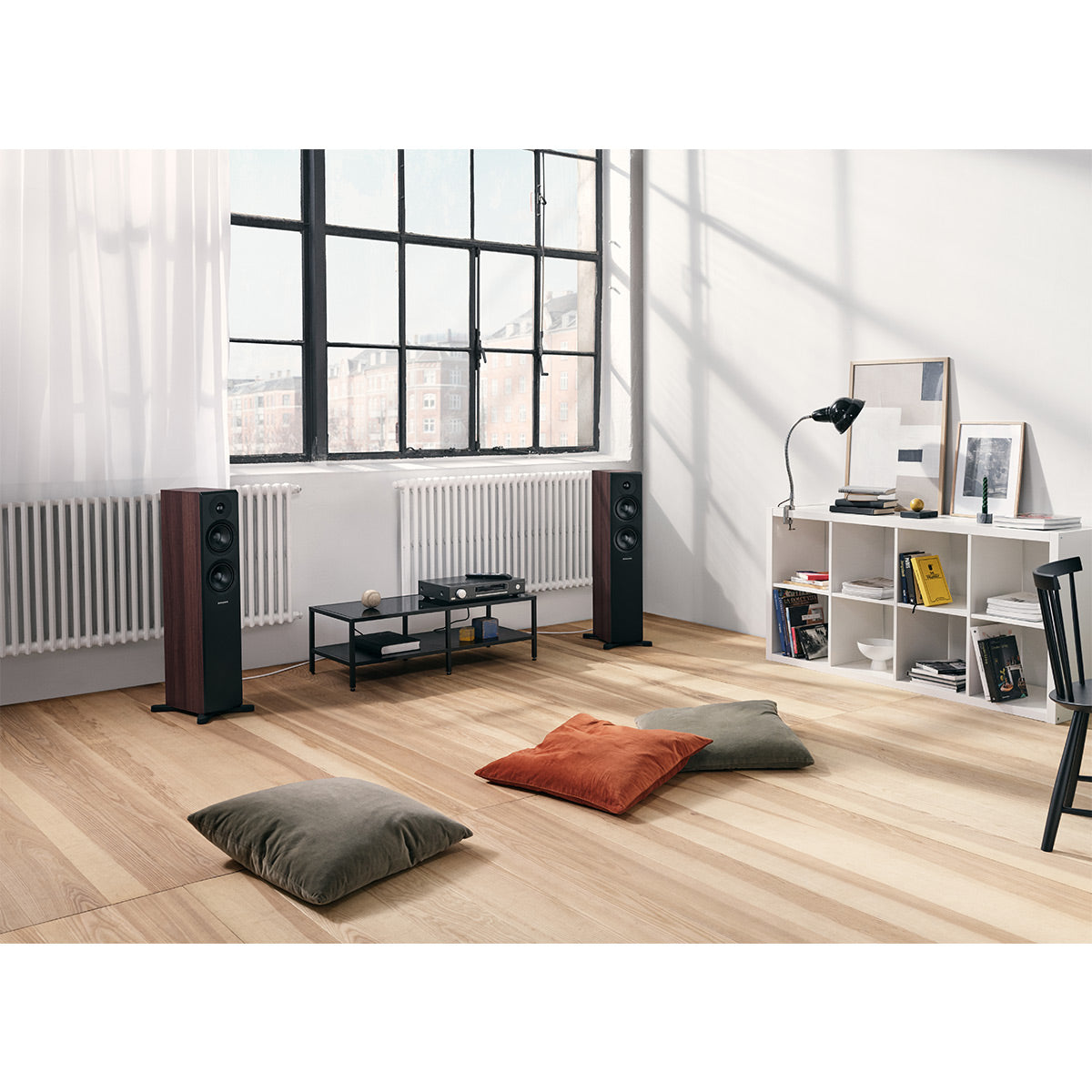 Dynaudio Emit 30 Floorstanding Loudspeaker - Each (Walnut Wood)