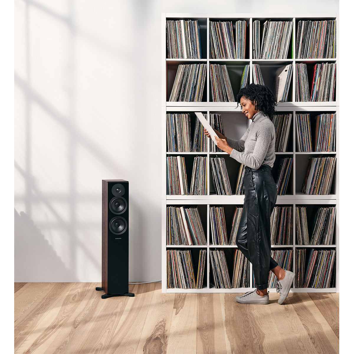 Dynaudio Emit 30 Floorstanding Loudspeaker - Each (Walnut Wood)