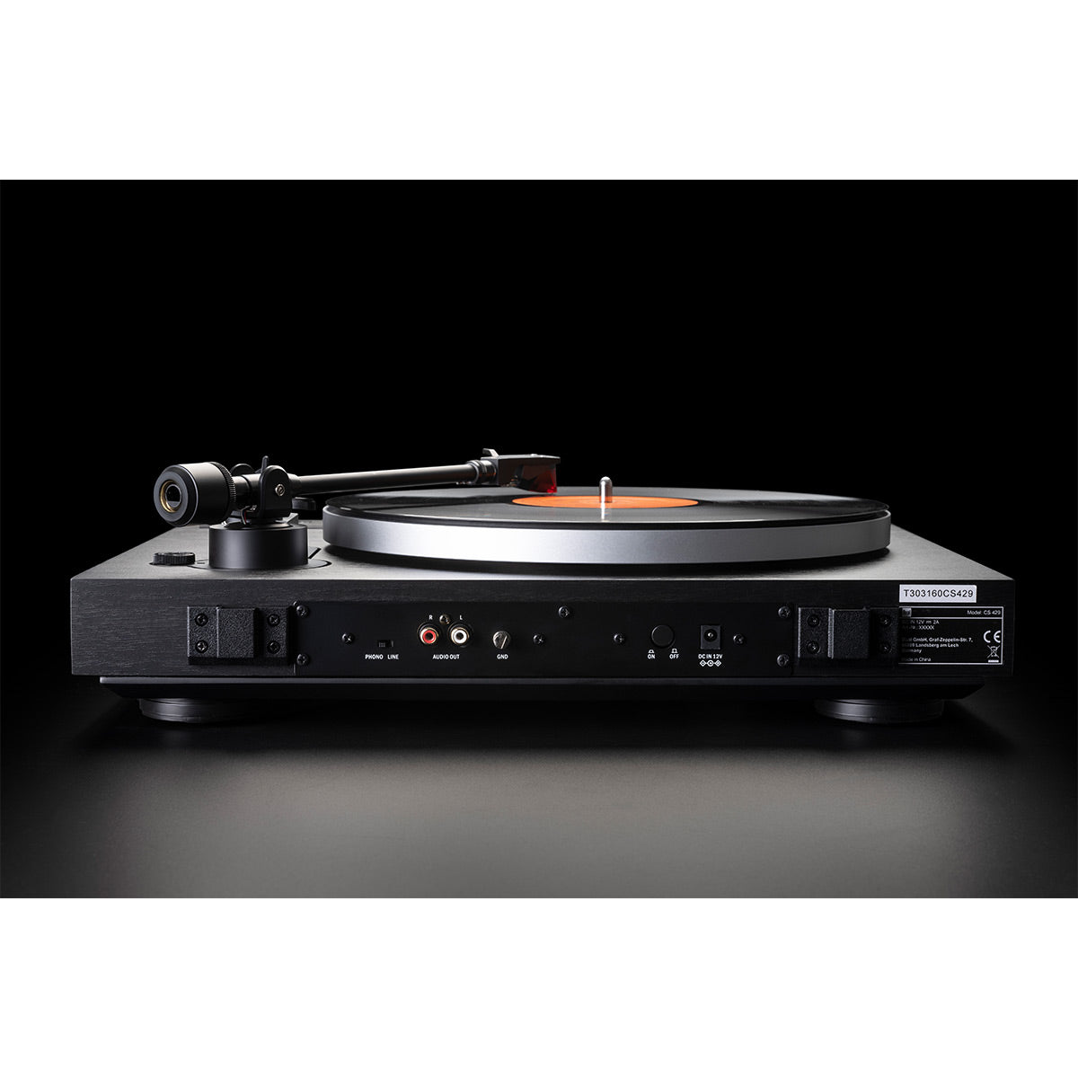 Dual CS 429 Fully Automatic 3-Speed Turntable (Black Veneer)