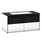 Salamander Chameleon Collection Miami 229 Projector Integrated Cabinet for LG HU85LA Projector (Gloss Warm White)