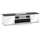 Salamander Chameleon Collection Miami 245S Dual Speaker Grill Projector Integrated Cabinet for LG HU85LA Projector (Gloss Warm White)