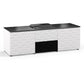 Salamander Chameleon Collection Milan 236 Projector Integrated Cabinet for Epson LS100 Projector (White)