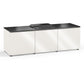 Salamander Chameleon Collection Miami 237 Projector Integrated Cabinet for Epson LS100 Projector (Gloss White)